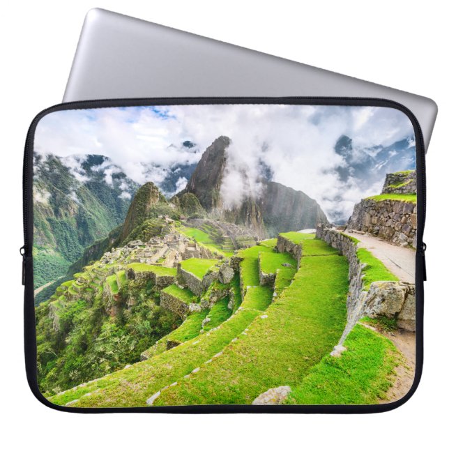 Neopren Laptop Schlauch 15 Zoll Machu Picchu, Cusc Laptopschutzhülle (Vorderseite)