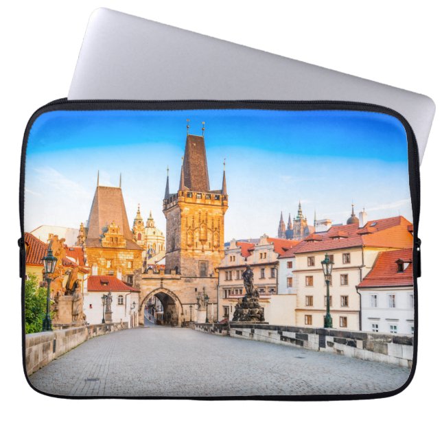 Neopren Laptop-Sieb 13 Zoll Prag Laptopschutzhülle (Vorderseite)