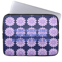 Neoprene Lavender Blume Notebook-Case