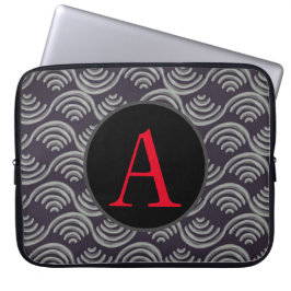 NEOPRENE SLEEVE DIY INITIAL JAPANESE WAVE DESIGN