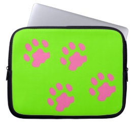 Neoprenschlauch, rosa Paws, 10 Zoll Laptopschutzhülle