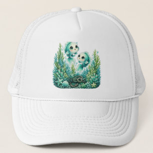 Neos Kawaii Sternzeichen Fische Truckerkappe