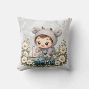 Neos Kawaii Sternzeichen Krebs Kissen
