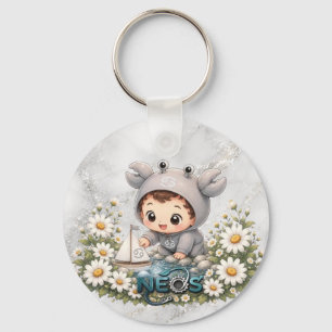 Neos Kawaii Sternzeichen Krebs Schlüsselanhänger