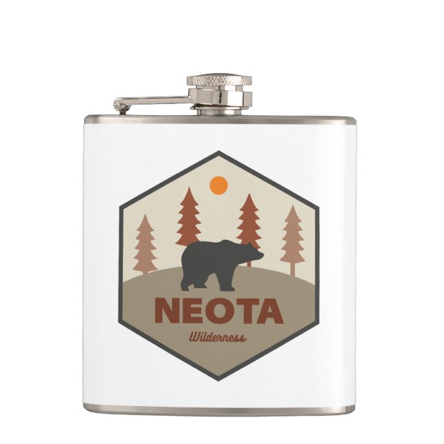 Neota Wilderness Colorado Bear Flachmann (Vorderseite)