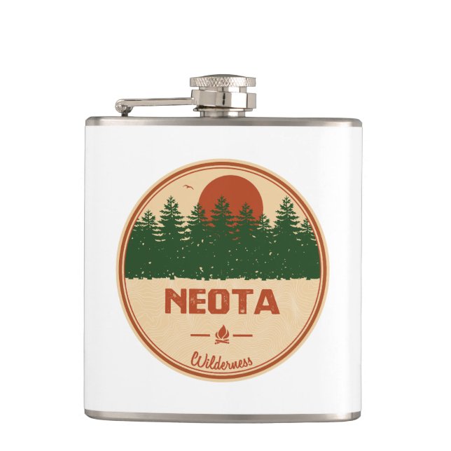 Neota Wilderness Colorado Flachmann (Vorderseite)