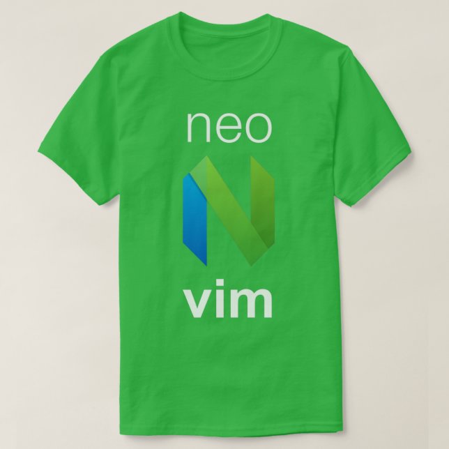 neovim neovim text editor vim fork 1 T-Shirt (Design vorne)