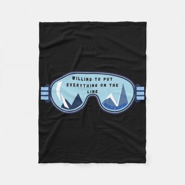 Nepal Bergbekleidung Fleecedecke (Vorderseite)