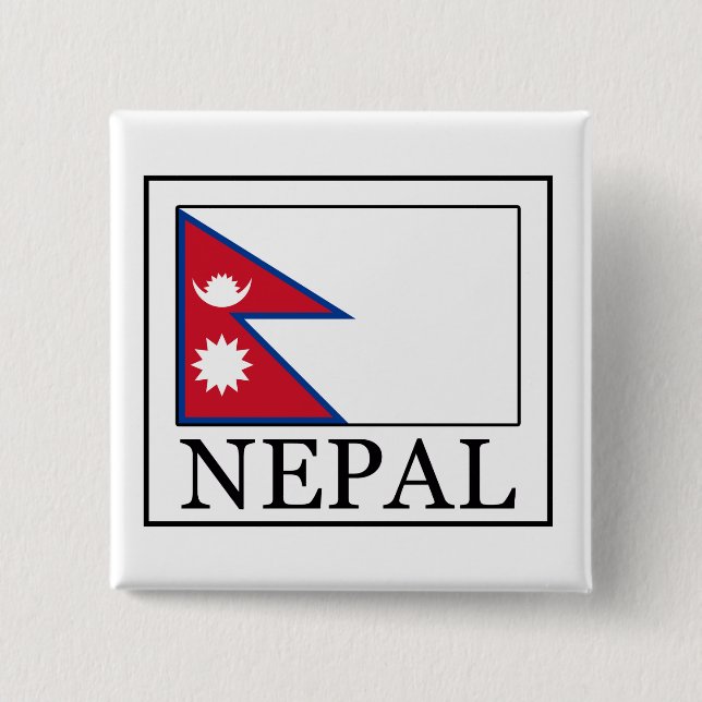 Nepal Button (Vorderseite)