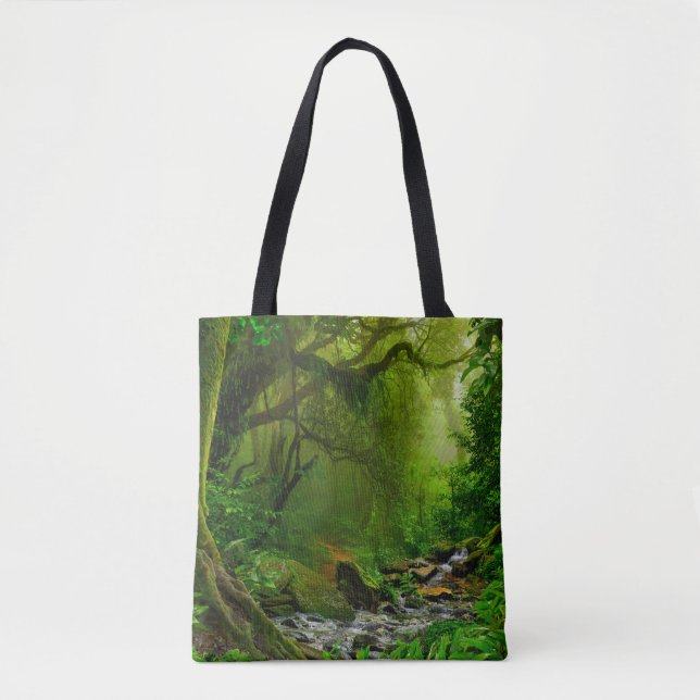 Nepal-Dschungel mit Flussdschungel, Wald, Boden, F Tasche (Vorderseite)