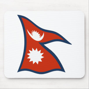 Nepal Flag Mauspad