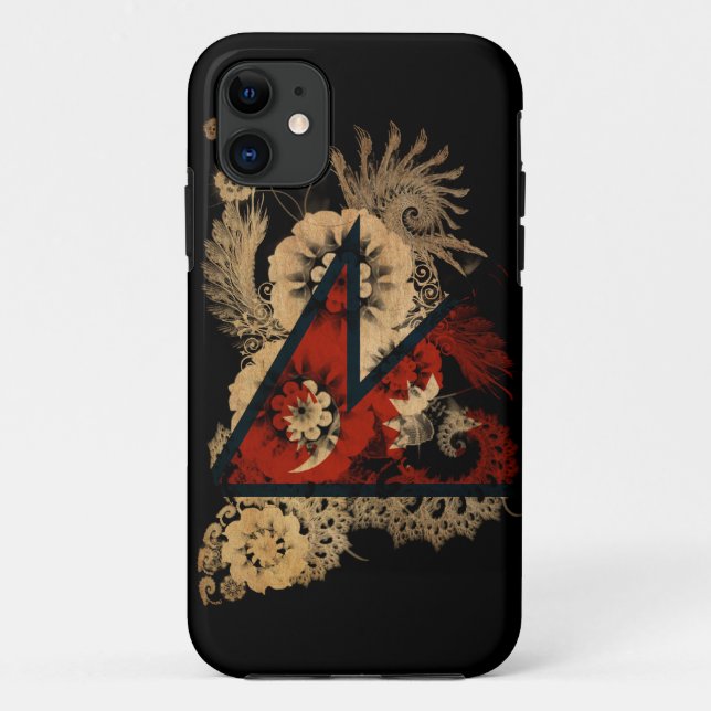 Nepal-Flagge Case-Mate iPhone Hülle (Rückseite)