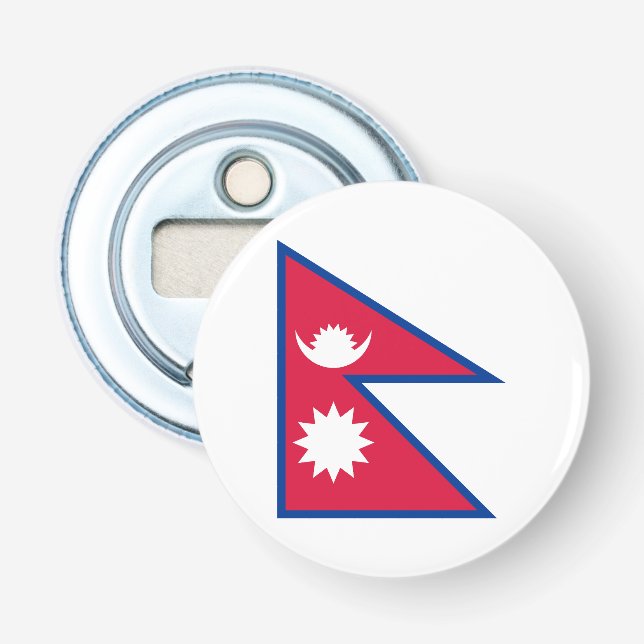 Nepal-Flagge Flaschenöffner (Vorderseite)