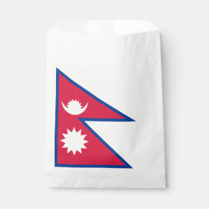 Nepal-Flagge Geschenktütchen
