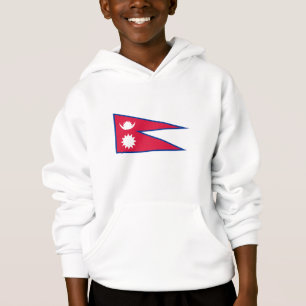 Nepal-Flagge Hoodie