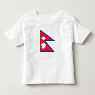 Nepal-Flagge Kleinkind T-shirt