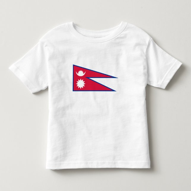 Nepal-Flagge Kleinkind T-shirt (Vorderseite)