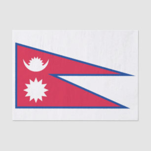Nepal-Flagge Seidenpapier
