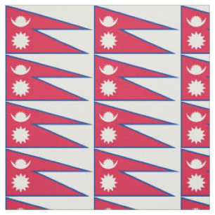 Nepal-Flagge Stoff