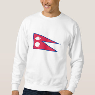Nepal-Flagge Sweatshirt
