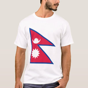 Nepal-Flagge T-Shirt