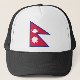 Nepal-Flagge Truckerkappe