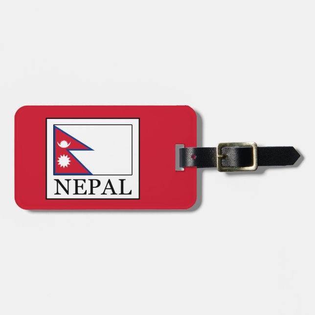 Nepal Gepäckanhänger (Vorderseite horizontal)