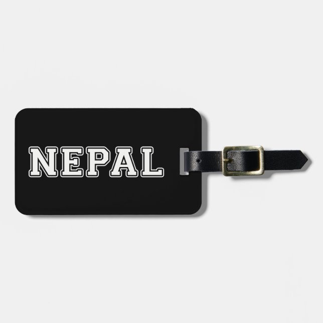 Nepal Gepäckanhänger (Vorderseite horizontal)