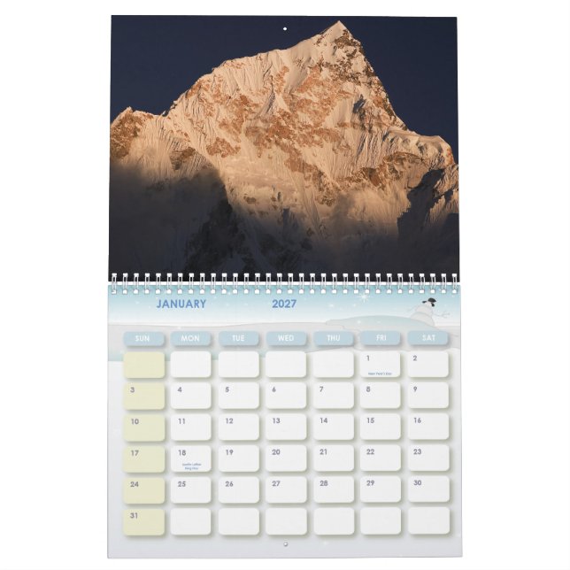 Nepal-Himalaja Kalender (Jan 2027)