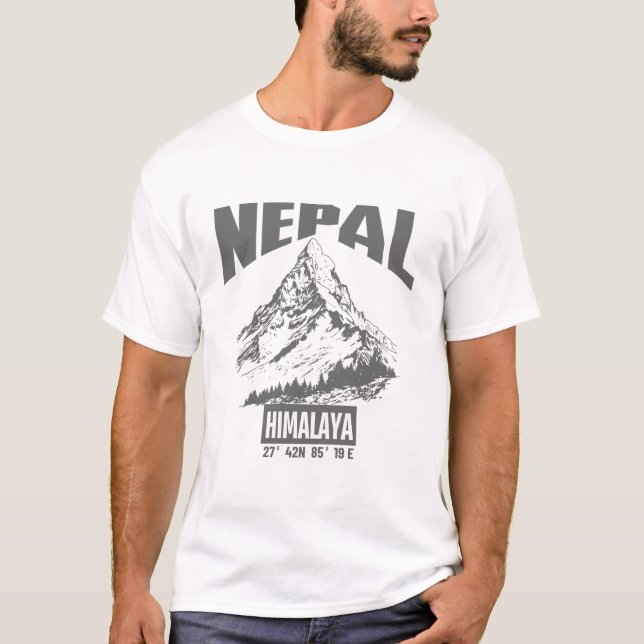Nepal-Himalaja T-Shirt (Vorderseite)