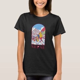 Nepal Himalayan Gebetsfahnen T-Shirt