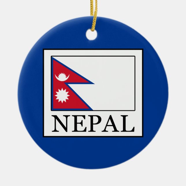 Nepal Keramik Ornament (Vorne)
