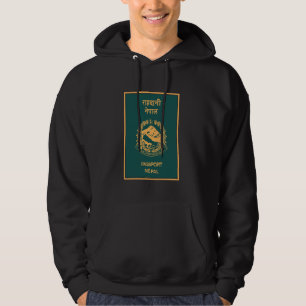 Nepal,Nepalesen,Nepalesischer Reisepass,Nepal Flag Hoodie