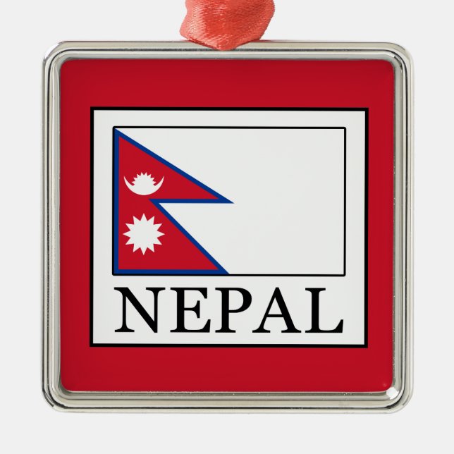 Nepal Ornament Aus Metall (Vorne)