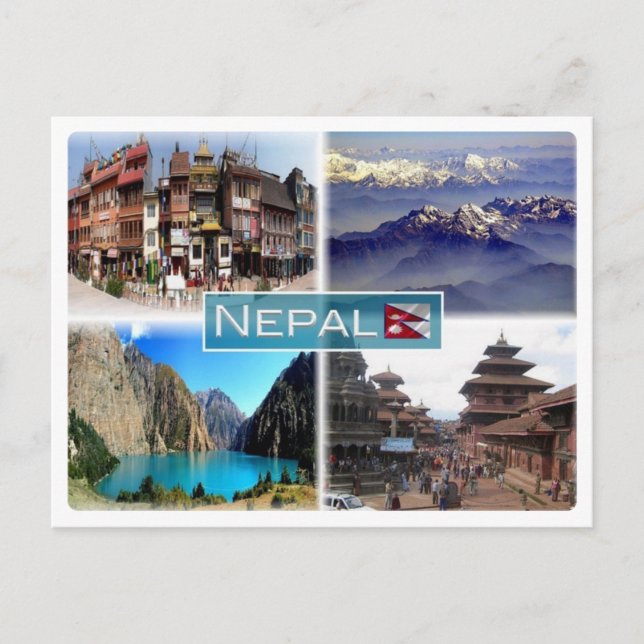 Nepal Postkarte (Vorderseite)