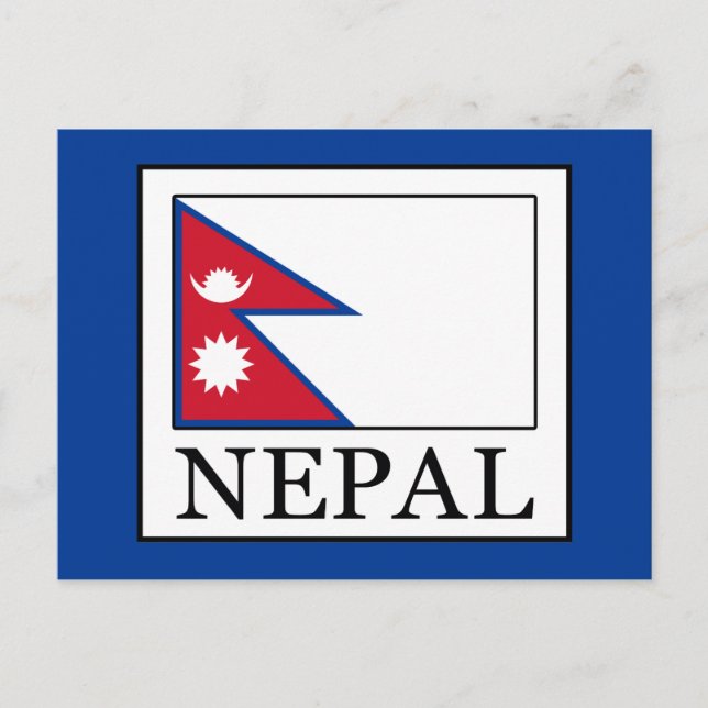 Nepal Postkarte (Vorderseite)