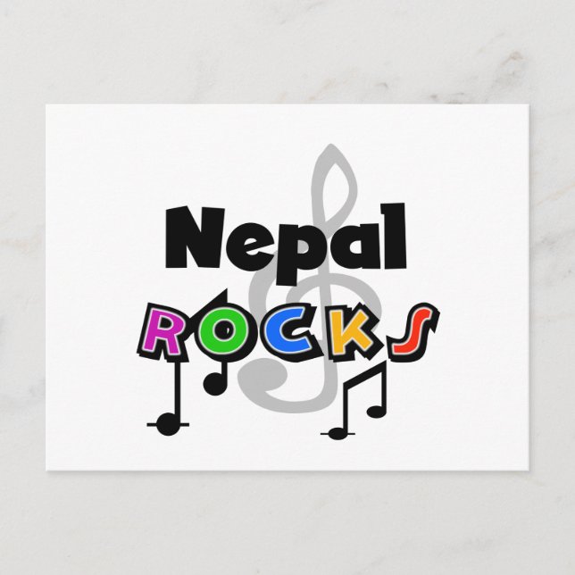 Nepal Rocks Postkarte (Vorderseite)