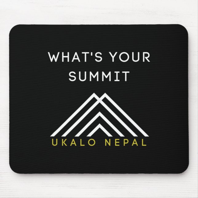 Nepal Wander- und Kletterbekleidung  Mousepad (Vorne)
