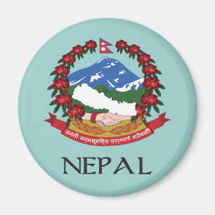 Nepal-Wappen Magnet