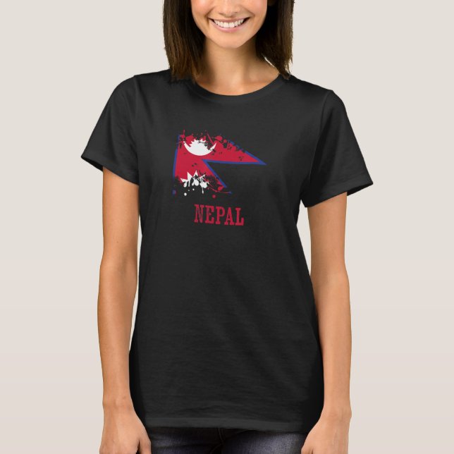 Nepalese enthusiasts for Nepal and Nepal T-Shirt (Vorderseite)