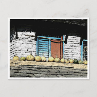 nepalesische Dächer Postkarte