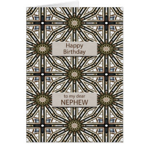 Nephew Anniversaire Mandala Design Abstrait