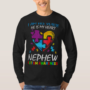 Nephew Autismus Bewusstsein seiner Stimme Mein Her T-Shirt