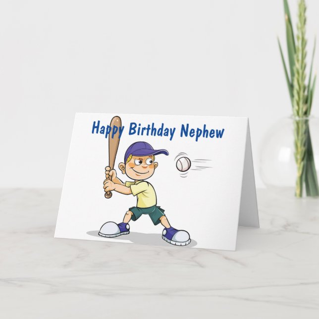 **NEPHEW** BATTER UP/HABEN EINE GLÜCKLICHE GEBURTS KARTE (Vorderseite)