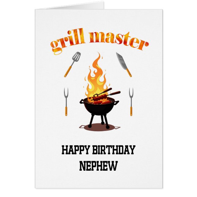 Nephew Grill Master Birthday (Vorne)