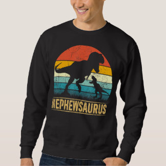 Nephew Saurus T Rex Dinosaur Nephewsaurus Matching Sweatshirt