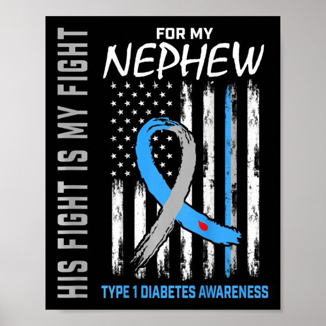 Nephew Typ 1 Diabetes - Sensibilisierung für die a Poster (Vorne)