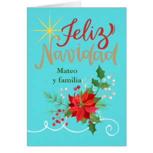 Nephew und die Familie Weihnachten Spanischer Feli