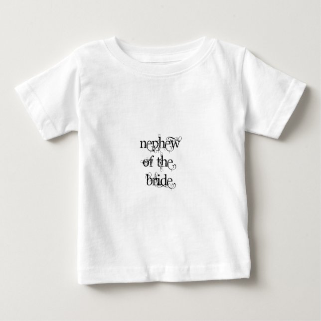 Nephew von der Braut Baby T-shirt (Vorderseite)