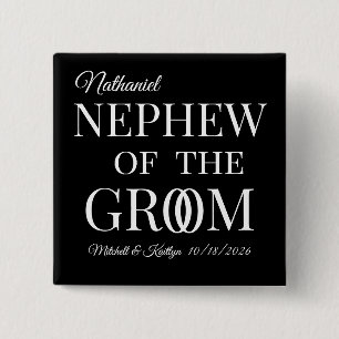 Nephew von der Groom-Hochzeit Button